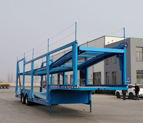 盛郓牌13.8米18吨2轴车辆运输半挂车(SRD9250TCL)