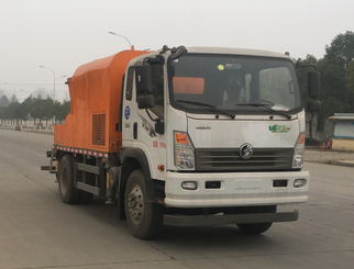 湘力诺牌HWW5121THB车载式混凝土泵车