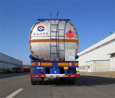 黄海牌DD9406GRY易燃液体罐式运输半挂车公告图片