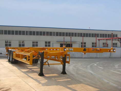 可利尔牌12.3米30.5吨2轴集装箱运输半挂车(HZY9351TJZ)