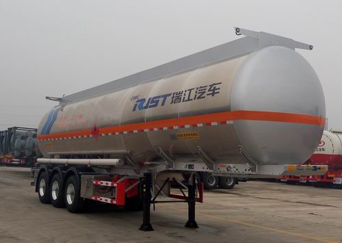 瑞江牌12.2米33.6吨3轴铝合金易燃液体罐式运输半挂车(WL9403GRY)