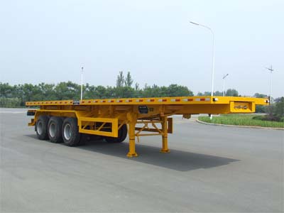 汇联牌11米31.5吨3轴平板自卸半挂车(HLC9402ZZXP)