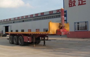 平板自卸半挂车