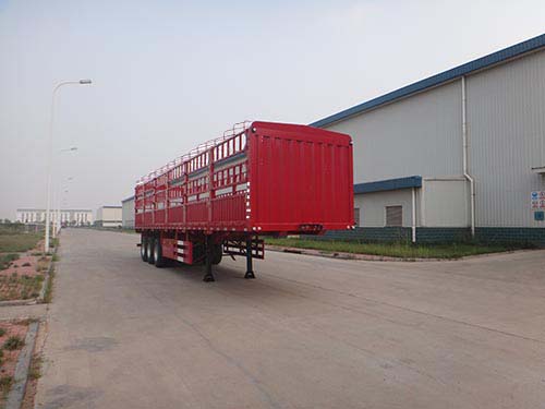 青专牌13米32.8吨3轴仓栅式运输半挂车(QDZ9400CCY)
