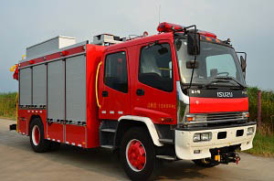 捷达消防牌SJD5144TXFJY75/WSA抢险救援消防车图片