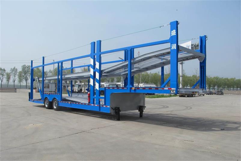 盛润牌13.8米14.6吨2轴车辆运输半挂车(SKW9221TCL)