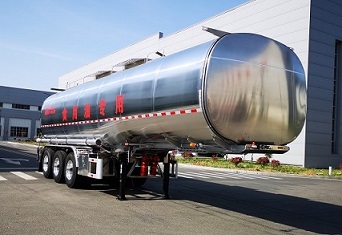 天明牌10.7米34吨3轴铝合金食用油运输半挂车(TM9404GSYFF2)