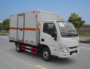 华通牌HCQ5032XFWSH5腐蚀性物品厢式运输车