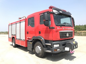 捷达消防牌SJD5170GXFAP50/SDA压缩空气泡沫消防车