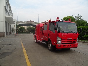 SJD5100GXFSG40/WSA 捷达消防牌水罐消防车图片