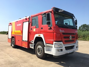 捷达消防牌SJD5201GXFPM80/STA泡沫消防车