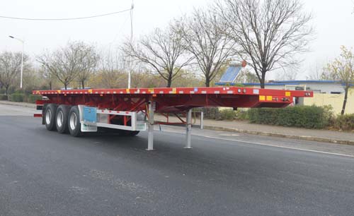 天骏德锦牌11.5米33吨3轴平板自卸半挂车(TJV9405ZZXPJ)