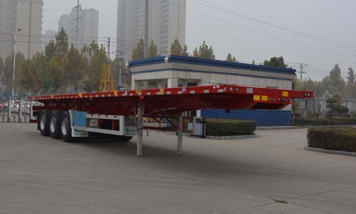 天骏德锦牌13米31.4吨3轴平板自卸半挂车(TJV9402ZZXPJ)