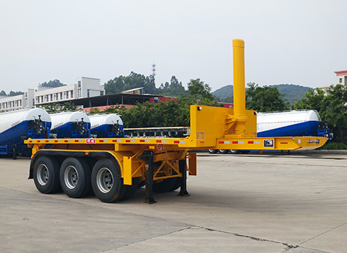 明威牌8.8米33.1吨3轴平板自卸半挂车(CMW9406ZZXP)