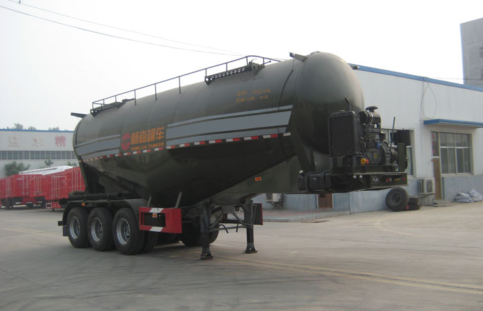 杨嘉牌10米32.2吨3轴中密度粉粒物料运输半挂车(LHL9406GFLA)