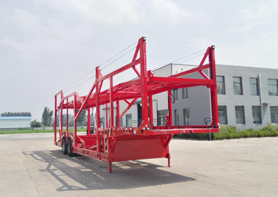 鲁犇牌13.8米17.4吨2轴车辆运输半挂车(TXL9250TCL)