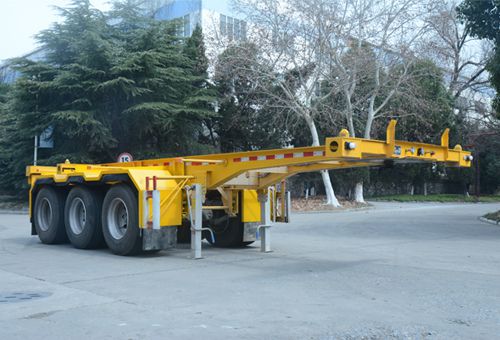 华石牌8.5米35.6吨3轴集装箱运输半挂车(ES9400TJZ)