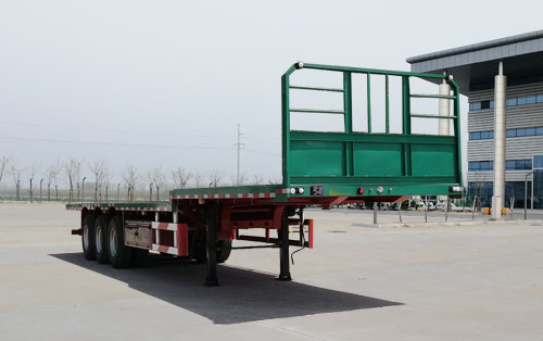 中鱼翔驰牌13米34吨3轴平板运输半挂车(XTS9400TPBE)