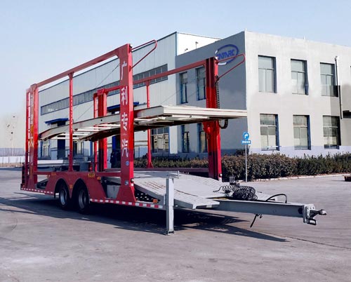 君宇广利牌12米10.8吨2轴中置轴车辆运输挂车(ANY9170TCL)