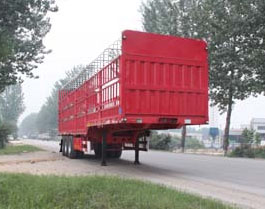 华鑫联合牌13米30.5吨3轴仓栅式运输半挂车(HXL9372CCY)