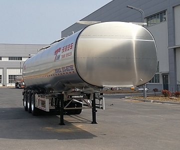 天明牌11.3米34吨3轴铝合金食用油运输半挂车(TM9404GSYFD2)