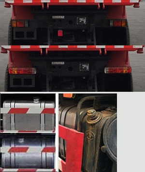 CQ3316HXDG466B 红岩牌480马力前四后八柴油国五平板自卸汽车图片