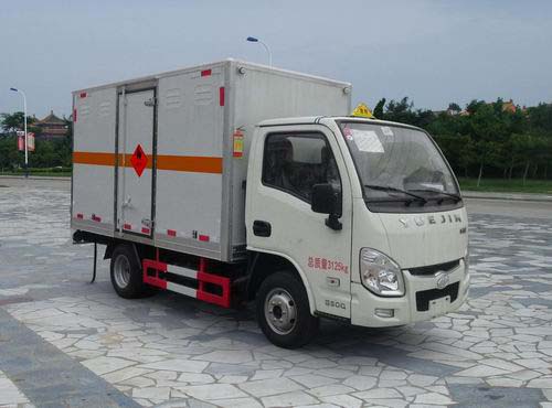 华通牌HCQ5036XRQSH5易燃气体厢式运输车