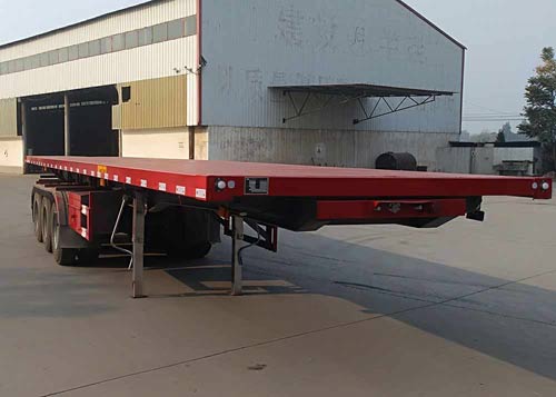 新马牌11.5米34吨3轴平板自卸半挂车(YYY9400ZZXP)