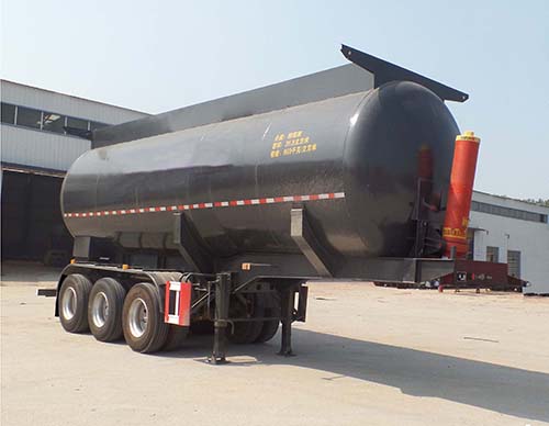 通泰鼎盛牌9.9米31吨3轴中密度粉粒物料运输半挂车(TZL9401GFL)