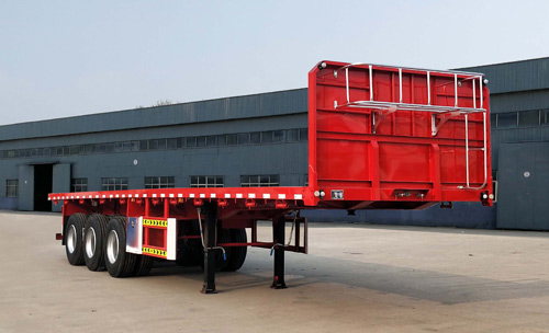 燕赵春晖牌11.5米34.8吨3轴平板运输半挂车(HHC9401TPB)