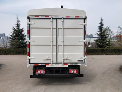 陕汽牌SX5048CCYBEV331L纯电动仓栅式运输车公告图片