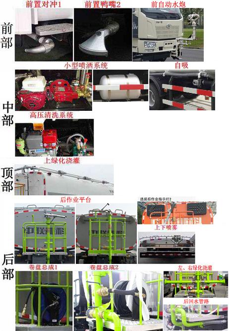 中联牌ZBH5163GSSCAY5洒水车公告图片