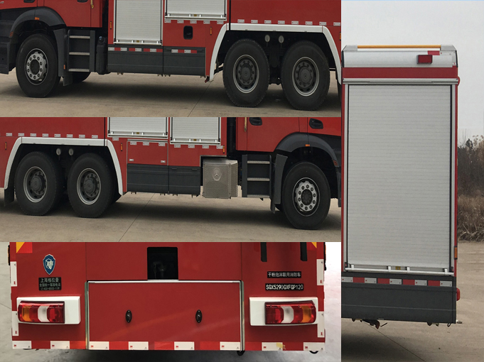 上格牌SGX5290GXFGP120干粉泡沫聯(lián)用消防車公告圖片