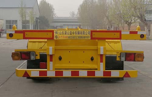 亚中车辆牌WPZ9380TJZ集装箱运输半挂车公告图片