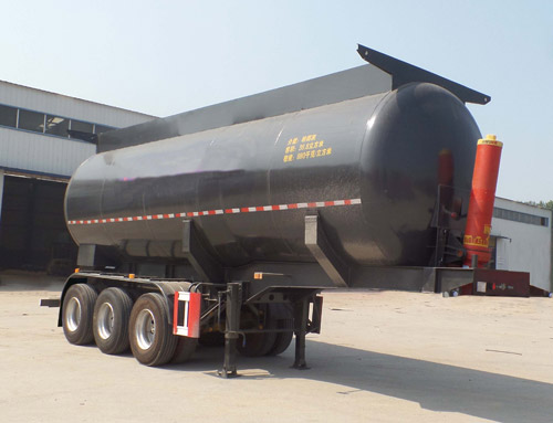 龙恩牌9.9米31.8吨3轴中密度粉粒物料运输半挂车(LHE9400GFLHX)