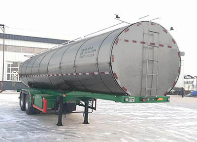 骏强牌9.6米24.5吨2轴鲜奶运输半挂车(JQ9320GNY)