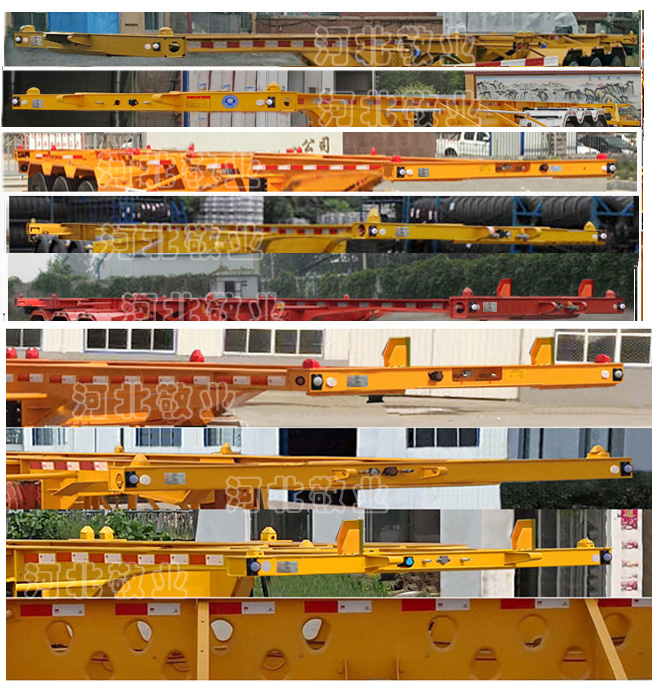敬业牌PJY9401TJZ集装箱运输半挂车公告图片
