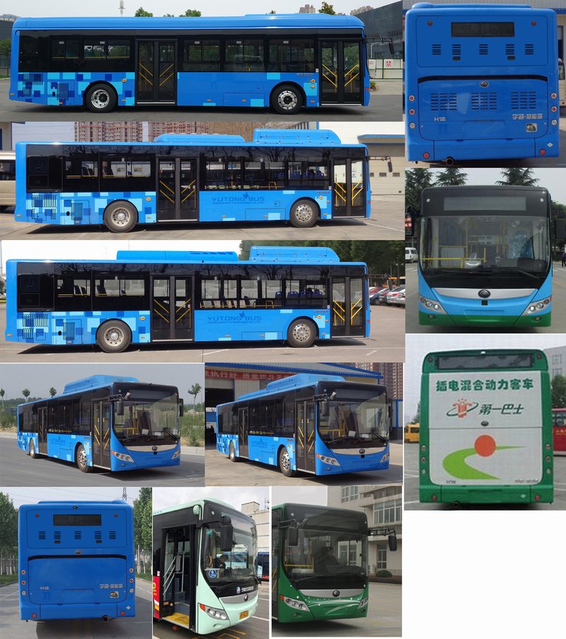 宇通牌ZK6125CHEVNPG37插电式混合动力低入口城市客车公告图片