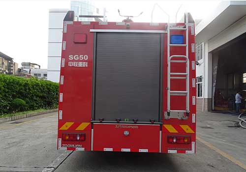 中联牌ZLF5150GXFSG50水罐消防车公告图片