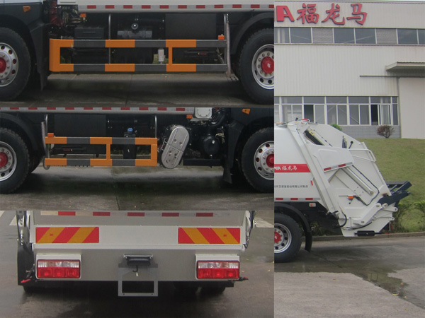 福龙马牌FLM5180ZYSDG6K压缩式垃圾车公告图片