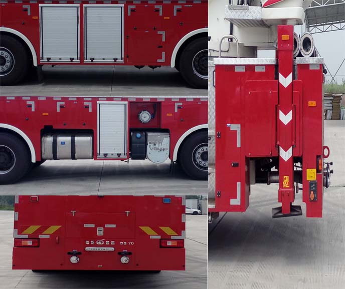 金猴牌SXT5430JXFDG70登高平台消防车公告图片