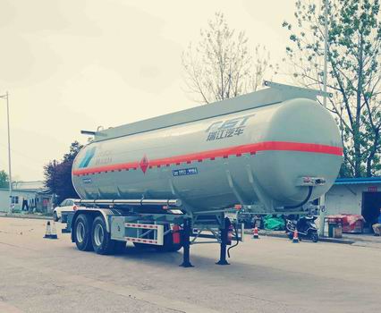 瑞江牌10.2米28吨2轴易燃液体罐式运输半挂车(WL9350GRY)