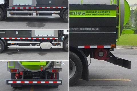 中聯(lián)牌ZBH5119GQXQLE6下水道疏通清洗車公告圖片