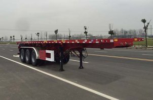 平板自卸半挂车