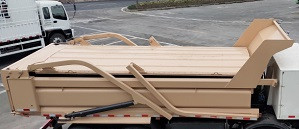 開(kāi)沃牌NJL5310ZLJBEV1純電動(dòng)自卸式垃圾車(chē)公告圖片