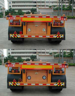 新日钢牌FFR9340TJZG集装箱运输半挂车公告图片