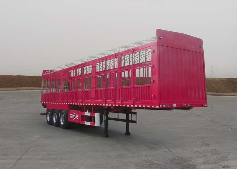大运牌11.5米30.2吨3轴仓栅式运输半挂车(CGC9360CCY357)