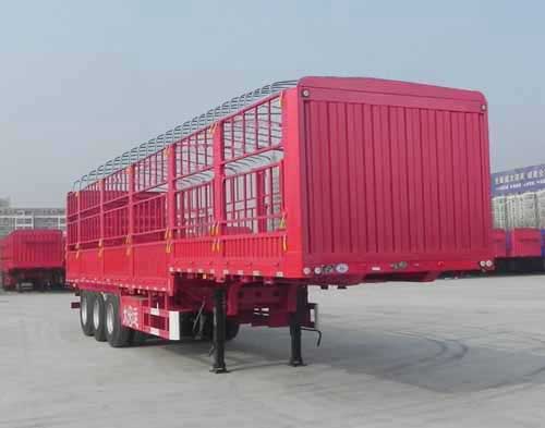 大运牌13米29.9吨3轴仓栅式运输半挂车(CGC9361CCY368)