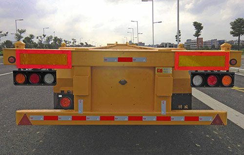 明威牌NHG9352TJZG集装箱运输半挂车公告图片