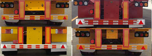 辉煌事业牌DHH9400TJZE集装箱运输半挂车公告图片